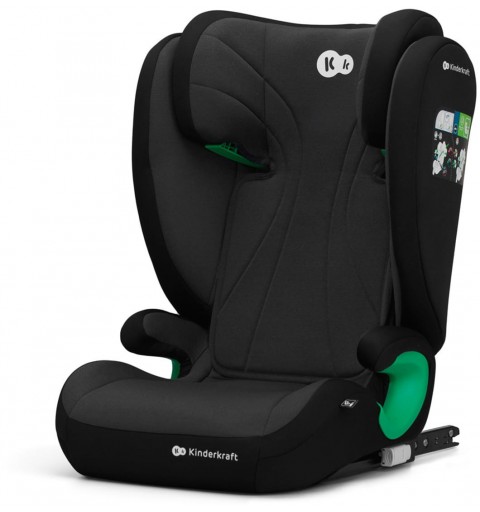 Kinderkraft Junior Fix 2 - fotelik samochodowy isofix 15-36 | Graphite Black